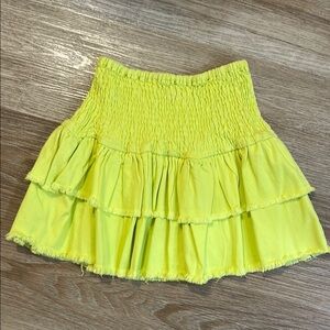 Lime Green Skirt